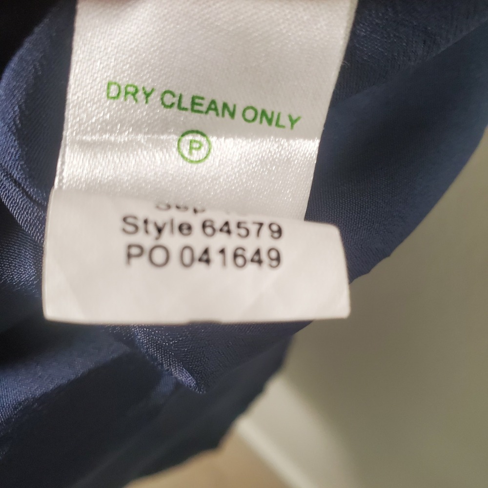 Lilly Pulitzer Resort Collection Navy Blue Metallic Silver Deanna Maxi Dress XS - Picture 7 of 13
